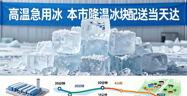 降温冰块配送流程_高效靠谱冰块运输_兰州降温冰块配送